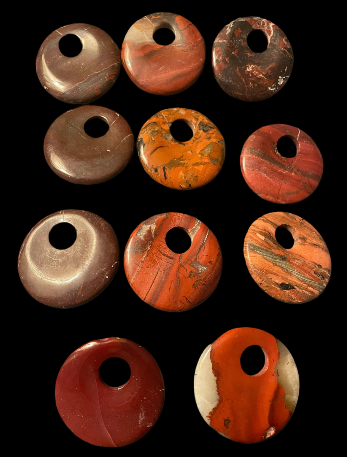 Red Jasper Disc