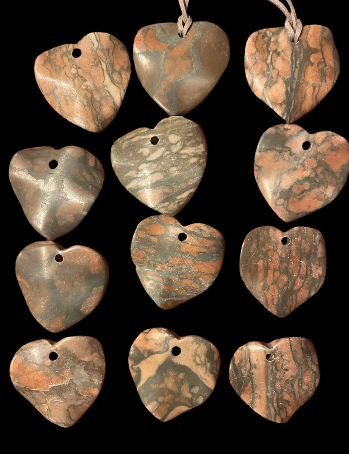 Brecciated Jasper Heart